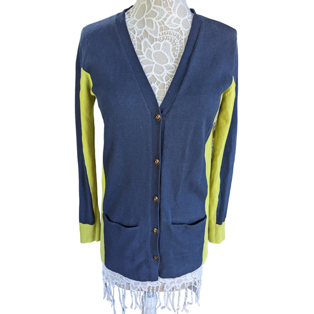 525 America Colorblock Cardigan S